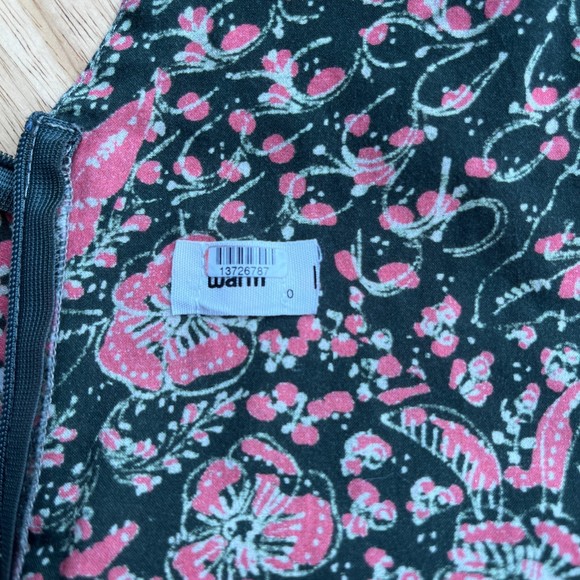 Warm Floral V-Neck Jumpsuit Size 0 - Picture 7 of 9